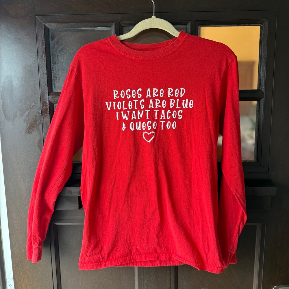 Red Long Sleeve Shirt